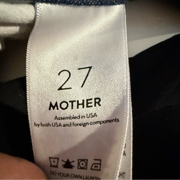 MOTHER Blue Ankle Jeans - Picture 9 of 10